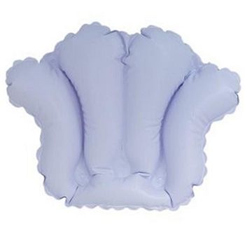 Living Health Products BTFM-002-01 Bath Pillow - Bath Cushion - White  Strong Suction Cups