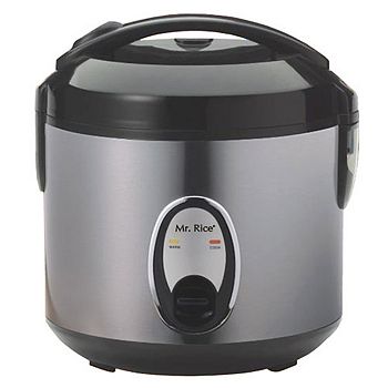 SC-1201S: 6-Cup Rice Cooker with Stainless Body –