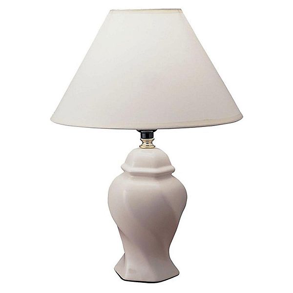 606iv Ceramic Table Lamp Ivory, Ivory Ceramic Table Lamp