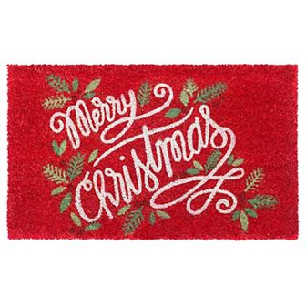 RugSmith Berry Merry Christmas Doormat - 18'' x 30''