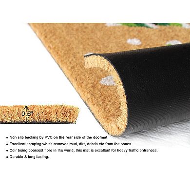 RugSmith Christmas Topiaries Doormat - 18'' x 30''