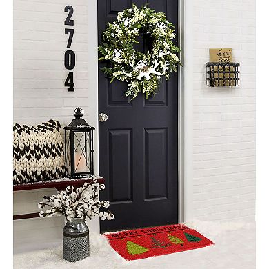 RugSmith Merry Xmas Tree Doormat - 18'' x 30''