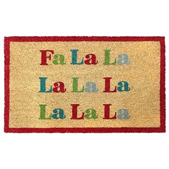 RugSmith Fa La La Doormat - 18'' x 30''