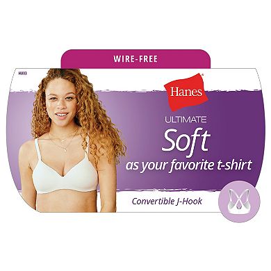 Hanes Ultimate® Bra: Soft Wire-Free Convertible T-Shirt Bra HU03