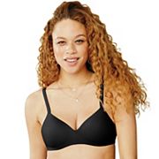 Hanes Women's Ultimate T-Shirt Soft Contour Wirefree Bra HU03, Black Micro  Dot, 34D at  Women's Clothing store