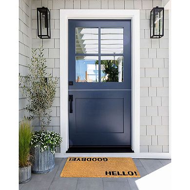RugSmith Hello-Goodbye Doormat - 18'' x 30''