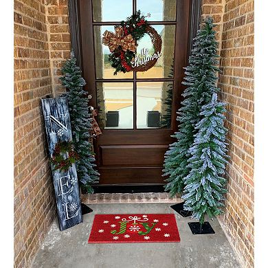 RugSmith Joy Flakes Doormat - 18'' x 30''