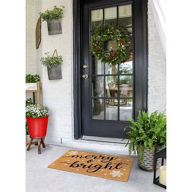 RugSmith Merry & Bright Doormat - 18'' x 30''