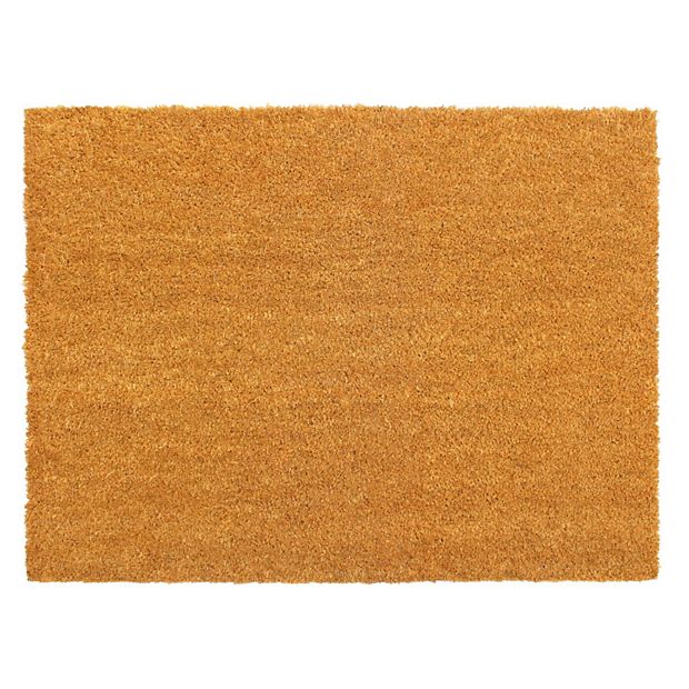 Rugsmith Natural Machine Tufted Plain Doormat - 36 x 48