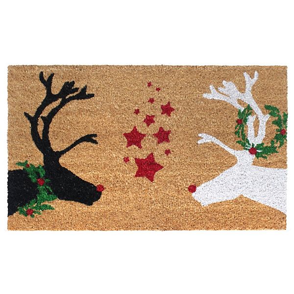 RugSmith Reindeer Doormat - 18'' x 30''