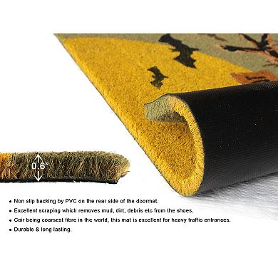 RugSmith Trick or Treat Owl Doormat - 18'' x 30''
