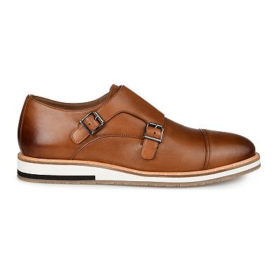 Thomas & Vine Thatcher Men's Leather Monk Strap Shoes