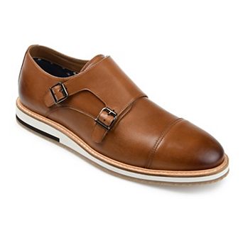 Thomas & Vine Thatcher Men's Leather Monk Strap Shoes