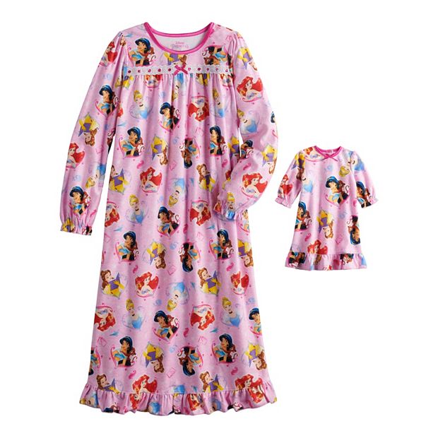 Princess pajamas nightgown hot sale