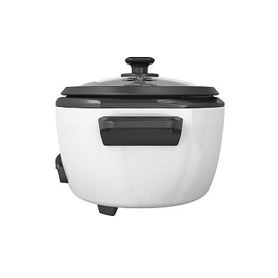 BLACK+DECKER™ 6-Cup Rice Cooker with Steaming Basket