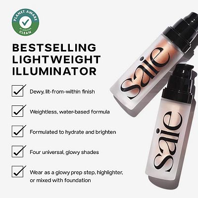 Saie Glowy Super Gel Lightweight Dewy Multipurpose Illuminator