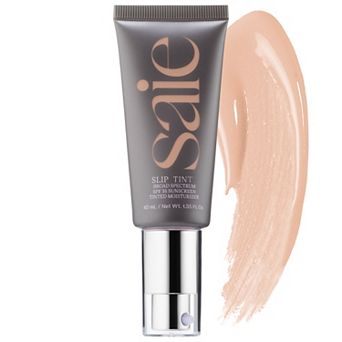 Saie Slip Tint Lightweight Tinted Moisturizer with Mineral Zinc SPF 35 and Hyaluronic Acid
