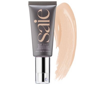 Saie Slip Tint Lightweight Tinted Moisturizer with Mineral Zinc SPF 35 and Hyaluronic Acid