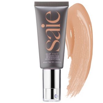 Saie Slip Tint Lightweight Tinted Moisturizer with Mineral Zinc SPF 35 and Hyaluronic Acid