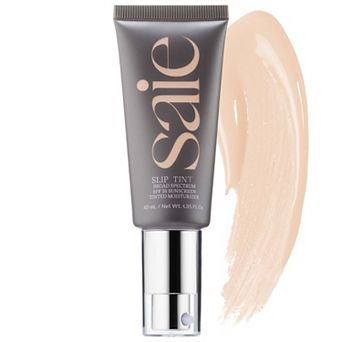 Saie Slip Tint Lightweight Tinted Moisturizer with Mineral Zinc SPF 35 and Hyaluronic Acid