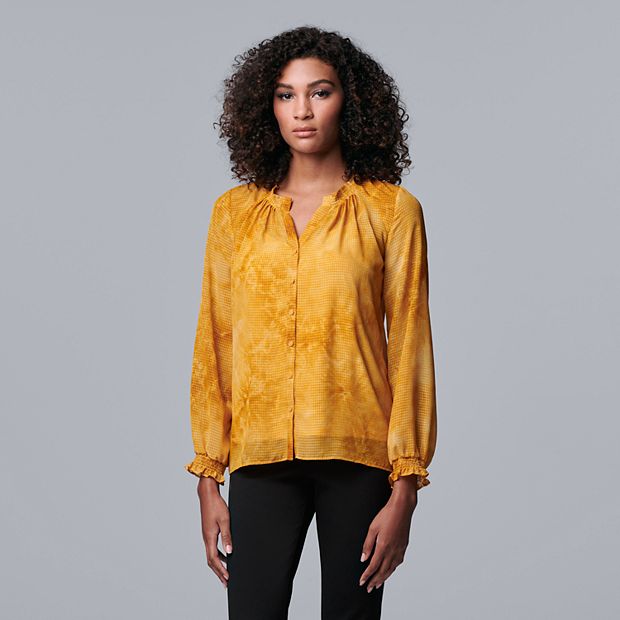 Kohls cheap chiffon blouse