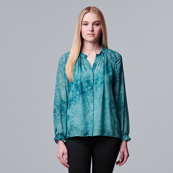 Women's Simply Vera Vera Wang Chiffon Blouse