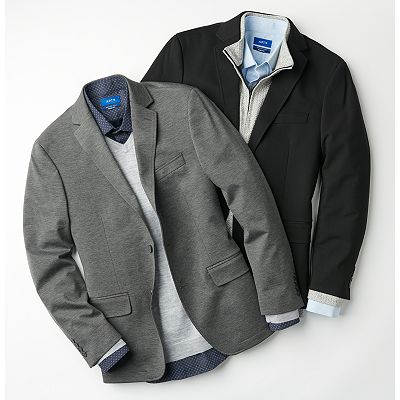 Men s Apt. 9 Premier Flex Classic Fit Knit Sport Coat