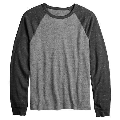 Men's SONOMA Goods for Life® Supersoft Slim-Fit Flatback Ribbed Crewneck Top