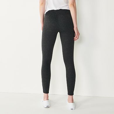 Petite Nine West Seamed Ponte Leggings
