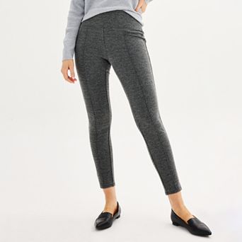 Petite Nine West Seamed Ponte Leggings