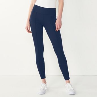 Petite Nine West Seamed Ponte Leggings