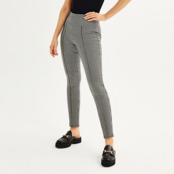 Petite Nine West Seamed Ponte Leggings