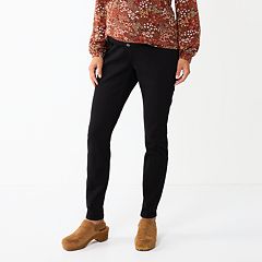 Black store jeggings kohls