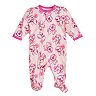 Disney's Minnie Mouse Baby Girl Footed Pajamas