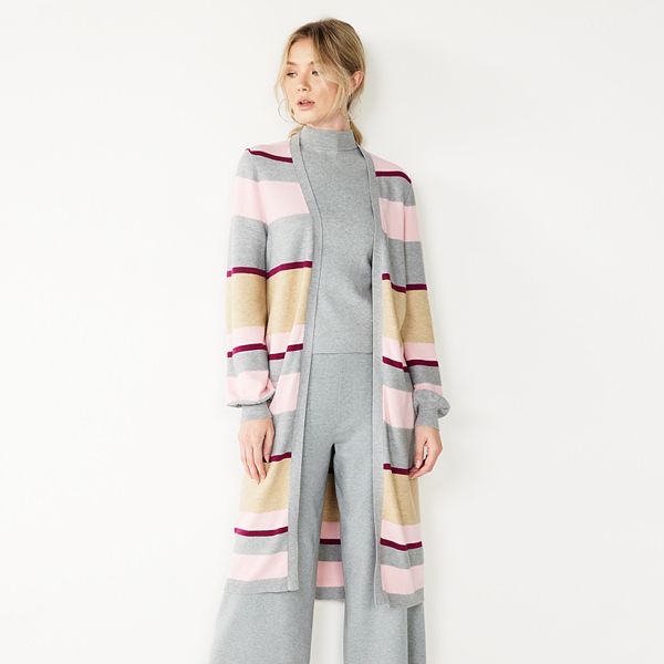 nine west duster cardigan