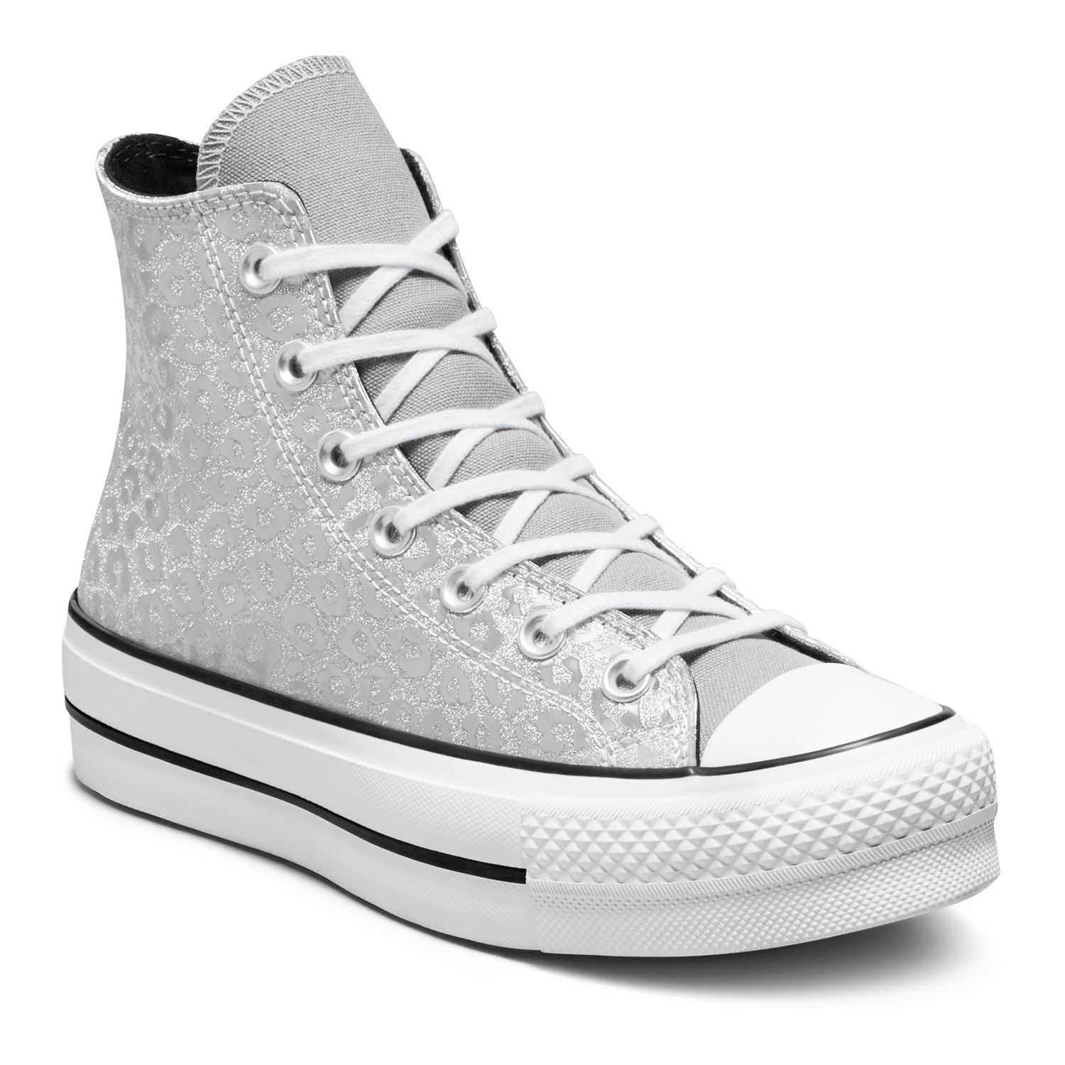 sparkly converse platform