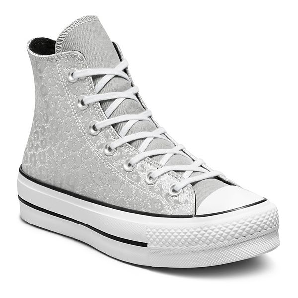 Teoría establecida Moviente total Converse Chuck Taylor All Star Leopard Glitter Women's Platform High-Top  Sneakers