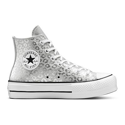 Converse Chuck Taylor All Star Leopard Glitter Women s Platform High Top Sneakers