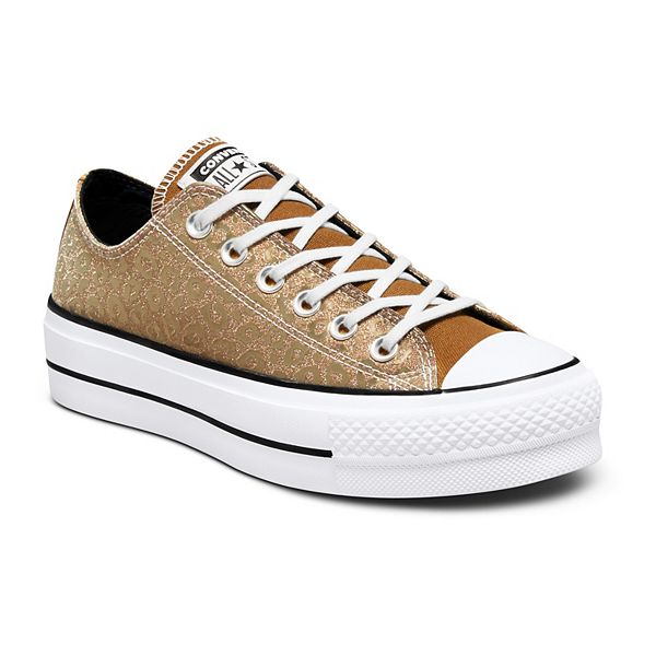 Converse Chuck Taylor All Star Leopard Glitter Women's Platform Sneakers افضل شامبو اطفال