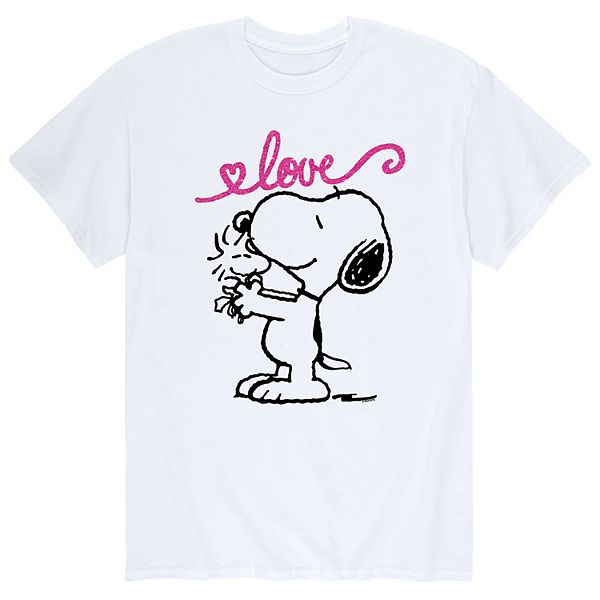 Men's Peanuts Valentine's Day Snoopy Love Tee