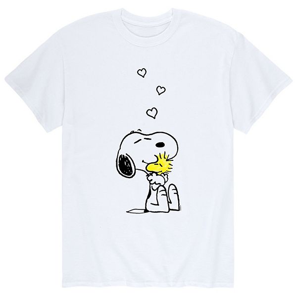 Men's Peanuts Snoopy Hugs & Love Tee