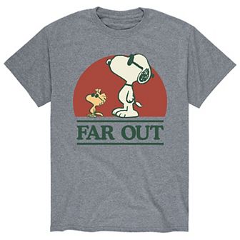 Men's Peanuts Snoopy Far Out Tee