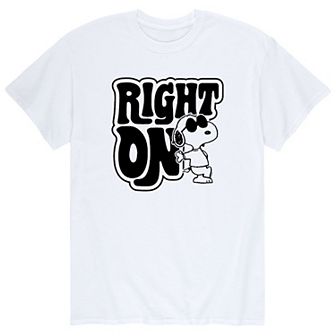Men's Peanuts Snoopy Right On Tee
