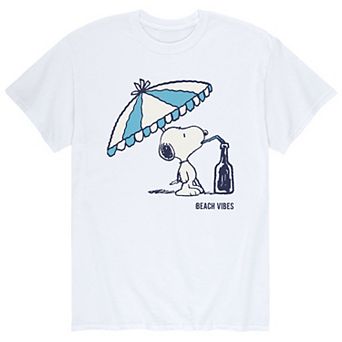 Men's Peanuts Snoopy Beach Vibes Tee