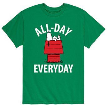 Men's Peanuts Snoopy All Day Everyday Tee