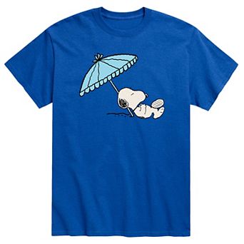 Men's Peanuts Snoopy Beach Umbrella Tee