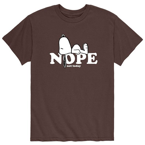 Men's Peanuts Snoopy Nope Tee