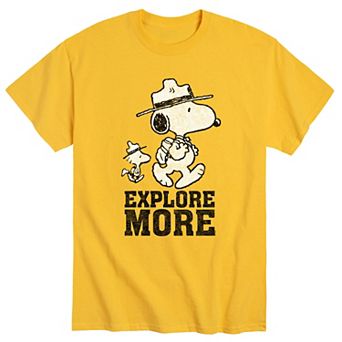 Men's Peanuts Snoopy Explore More Tee