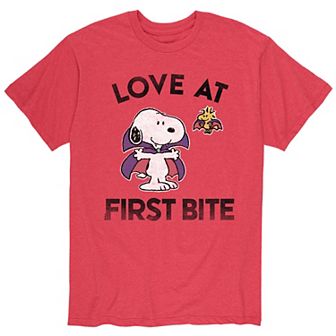 Men's Peanuts Snoopy "Love At First Bite" Tee