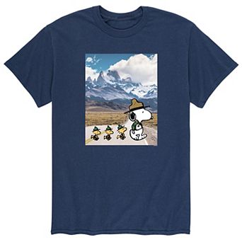 Men's Peanuts Snoopy Nature Crossing Tee